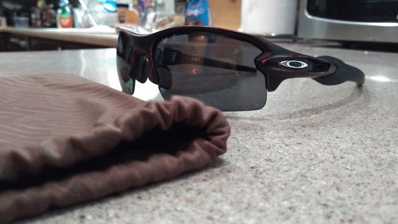 OAKLEY Flak 2.0 w/CUSTOM finish- black iridium polarized**SOLD